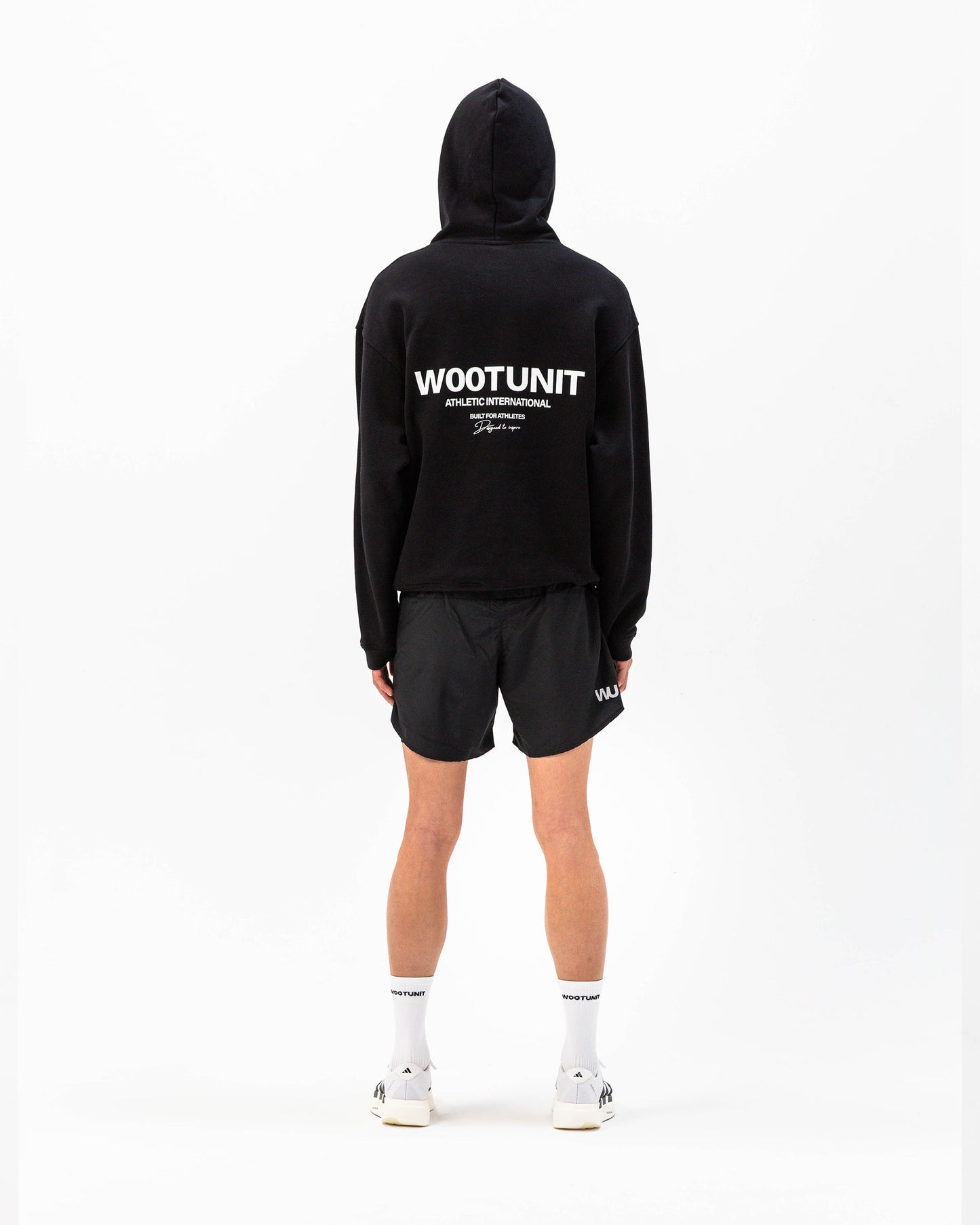 Felpa cotone premium WOOTUNIT vista posteriore intera