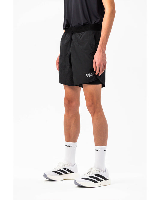 Pantaloncini Performance 2-in-1 WOOTUNIT vista laterale tre quarti