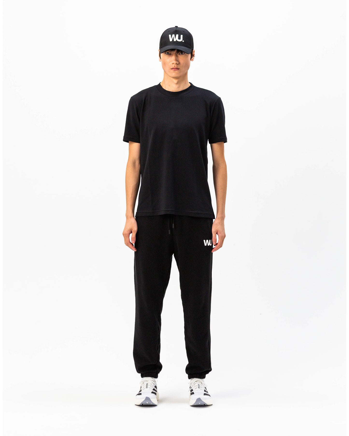 Pantaloni tuta Essential WOOTUNIT vista frontale intera
