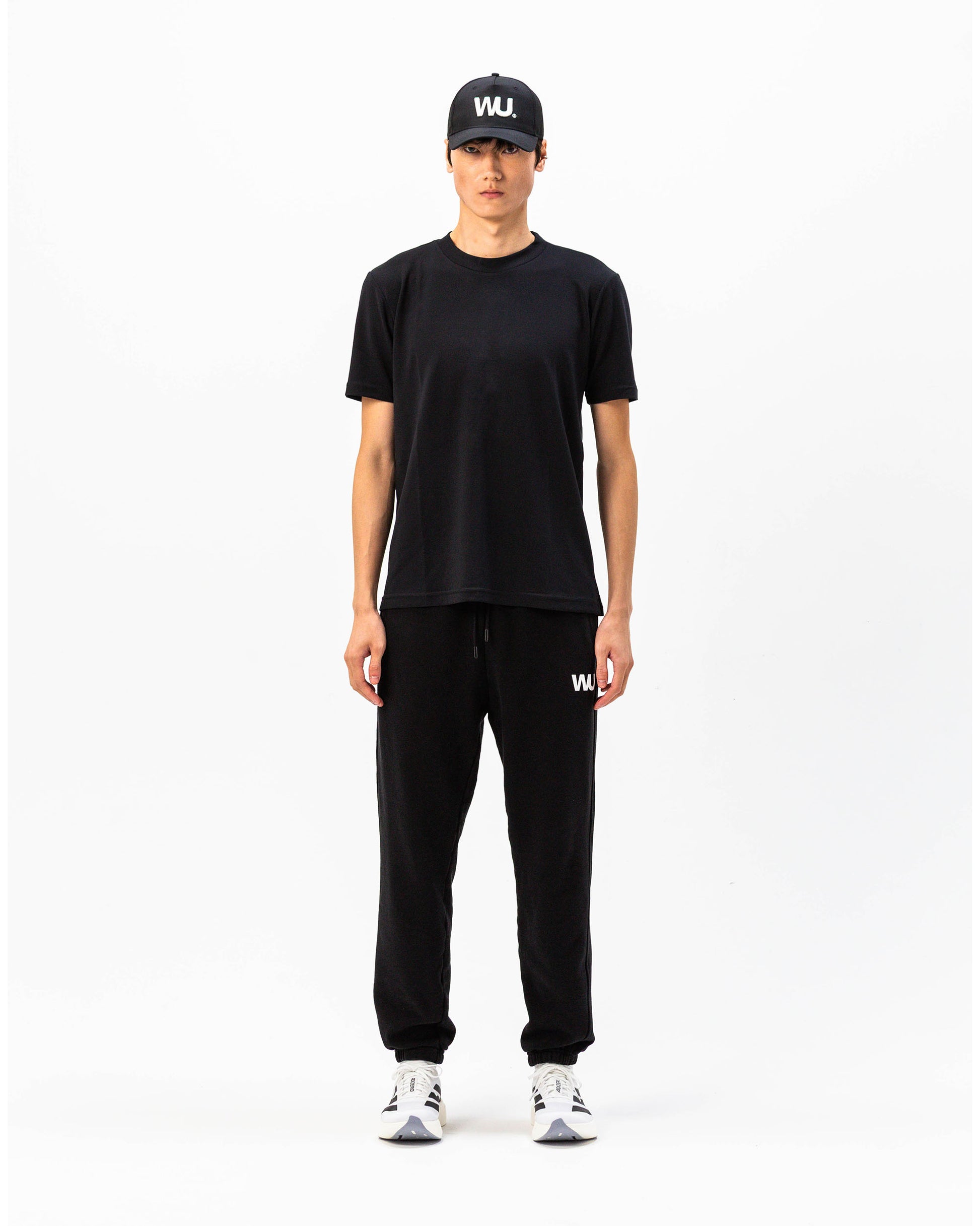 Pantaloni tuta Essential WOOTUNIT vista frontale intera
