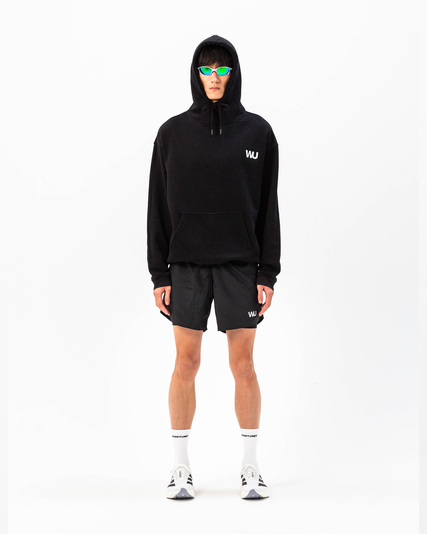 Felpa cotone premium WOOTUNIT vista frontale intera
