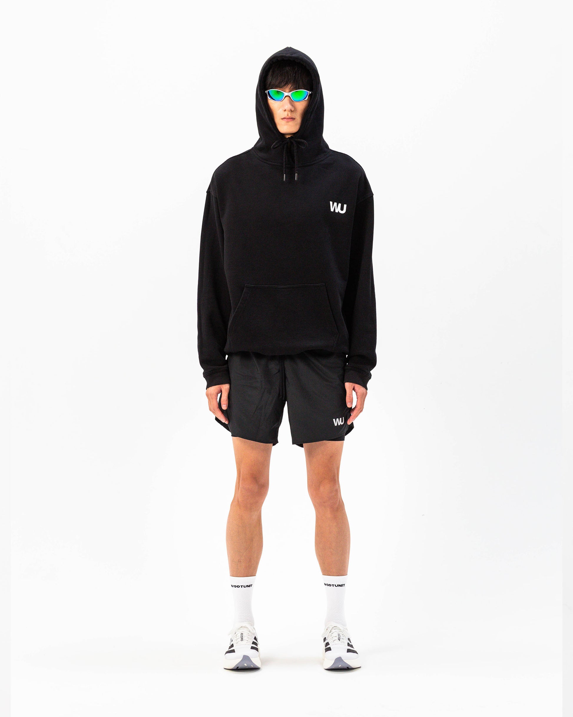 Felpa cotone premium WOOTUNIT vista frontale intera
