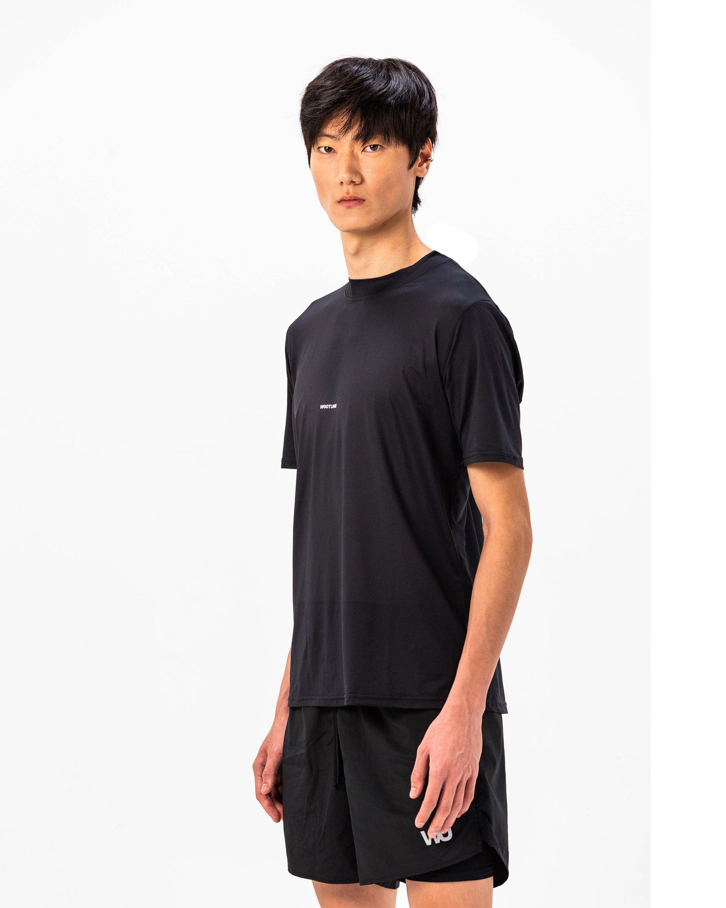 Icon Tee WOOTUNIT manica corta vista laterale tre quarti

