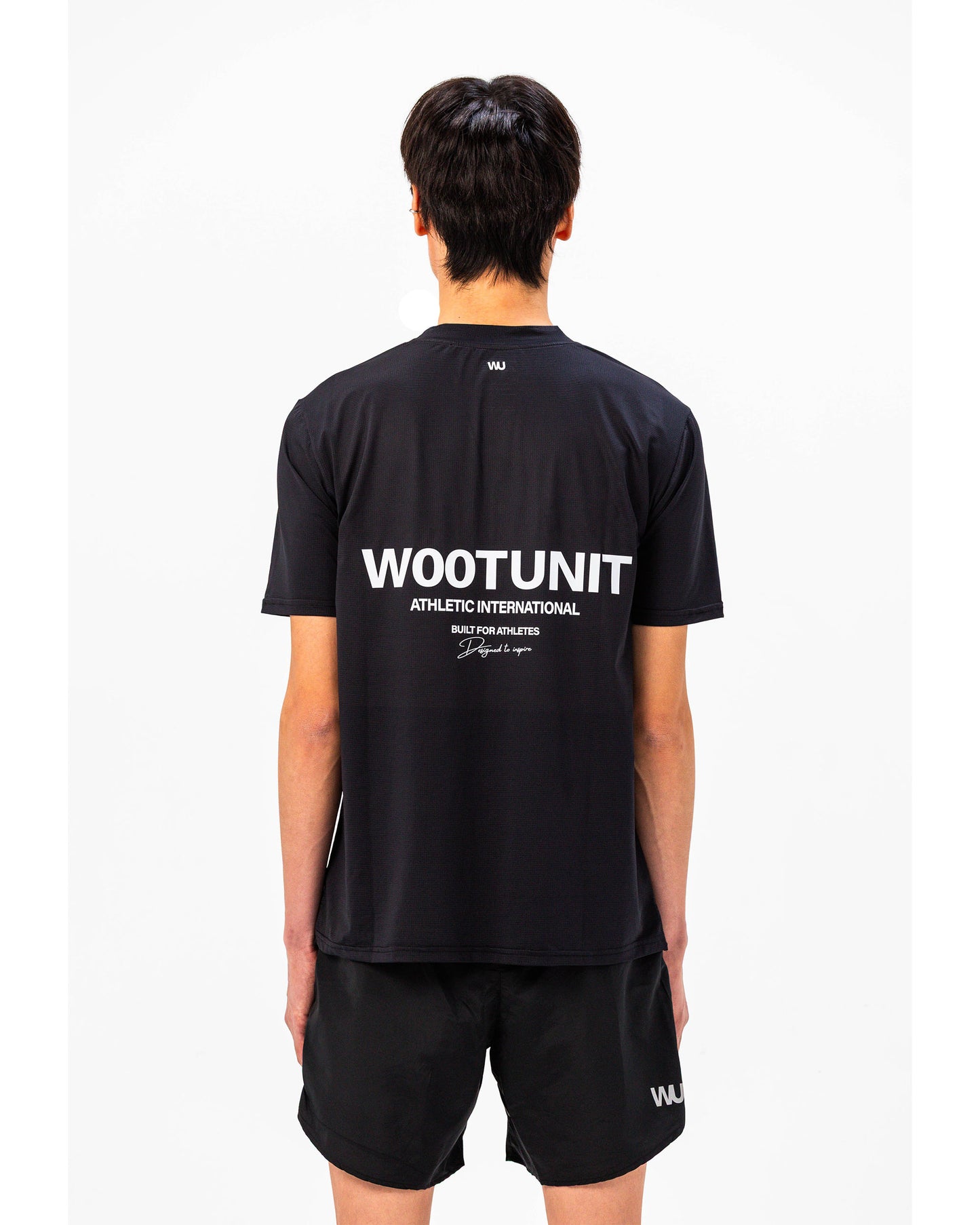 Icon Tee WOOTUNIT manica corta vista posteriore tre quarti

