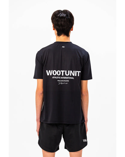 Icon Tee WOOTUNIT manica corta vista posteriore tre quarti

