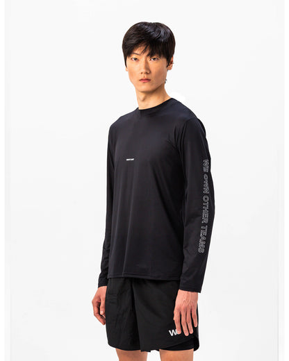 Icon Tee WOOTUNIT manica lunga vista laterale tre quarti

