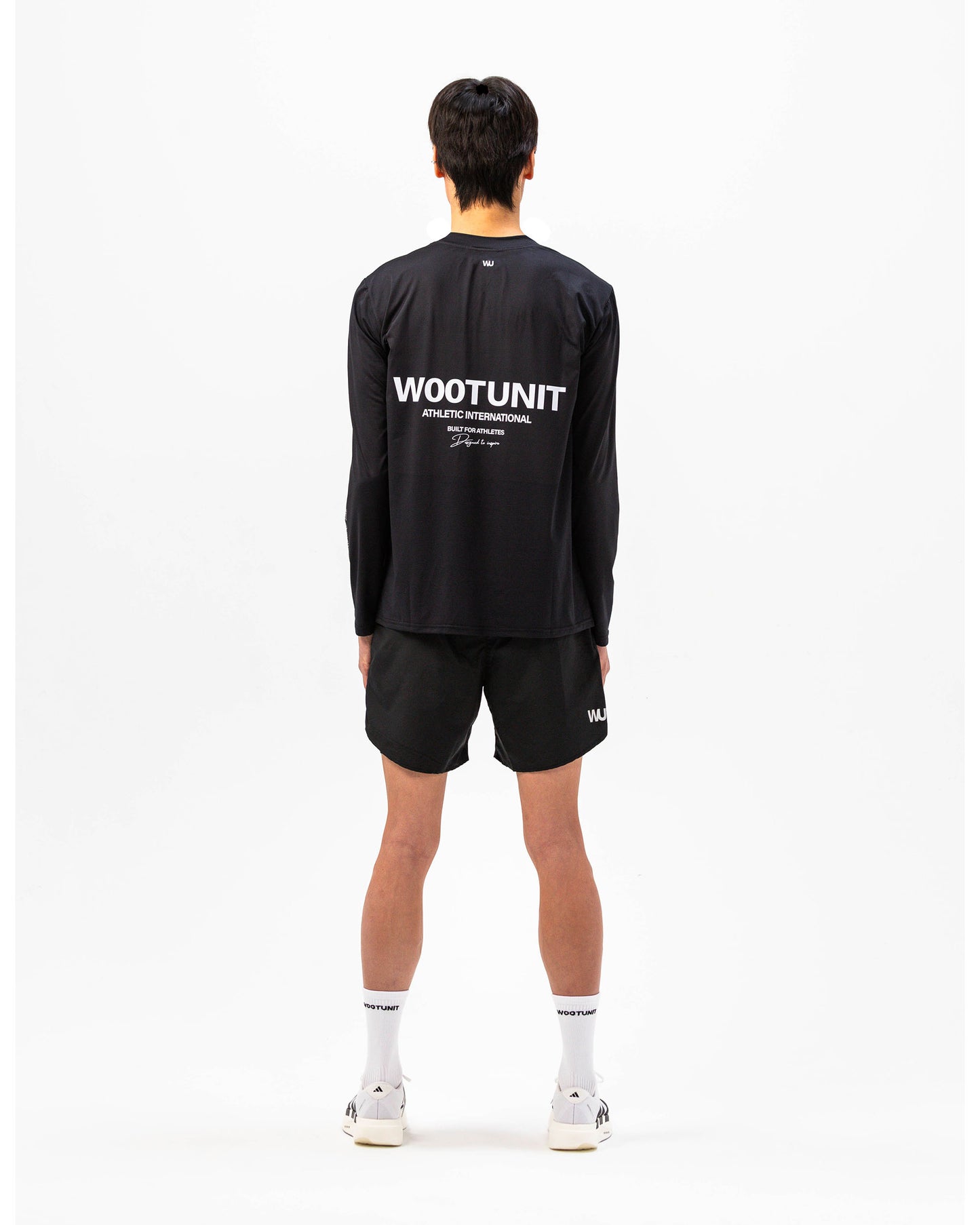 Icon Tee WOOTUNIT manica lunga vista posteriore intera

