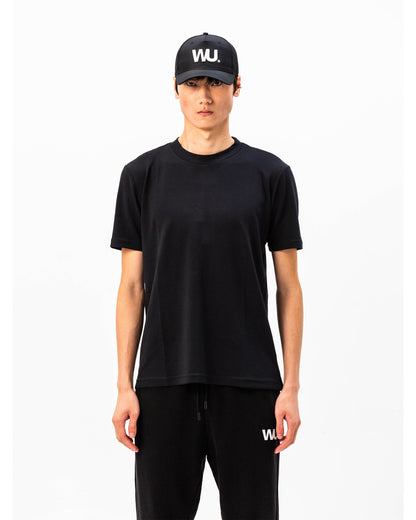 Maglietta Modal maniche corte WOOTUNIT vista frontale tre quarti
