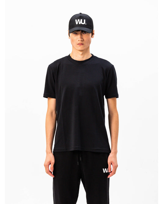 Maglietta Modal maniche corte WOOTUNIT vista frontale tre quarti
