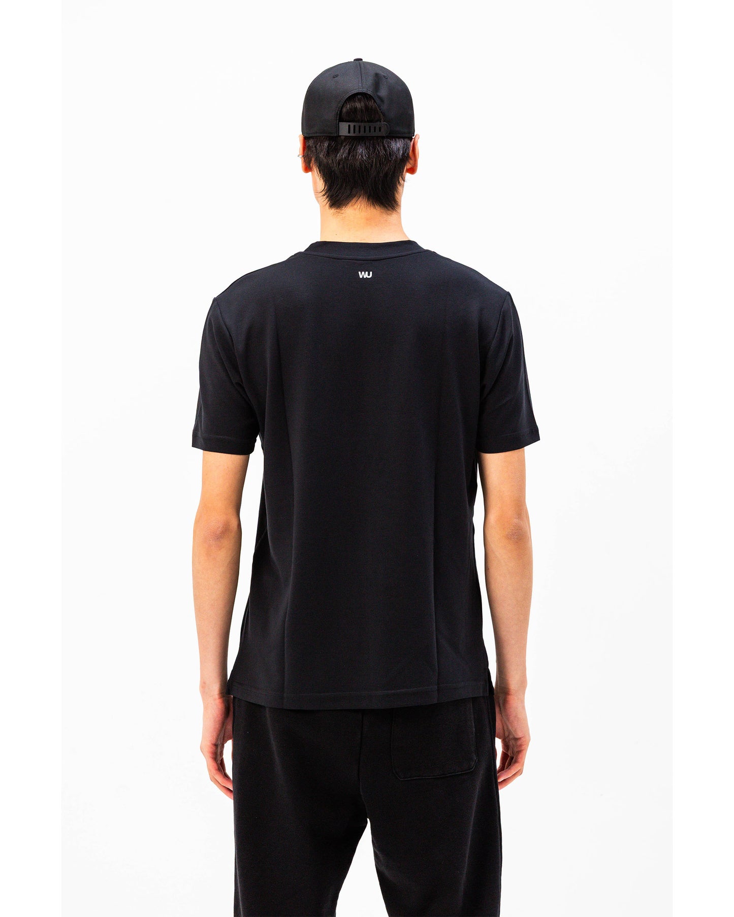 Maglietta Modal maniche corte WOOTUNIT vista posteriore tre quarti