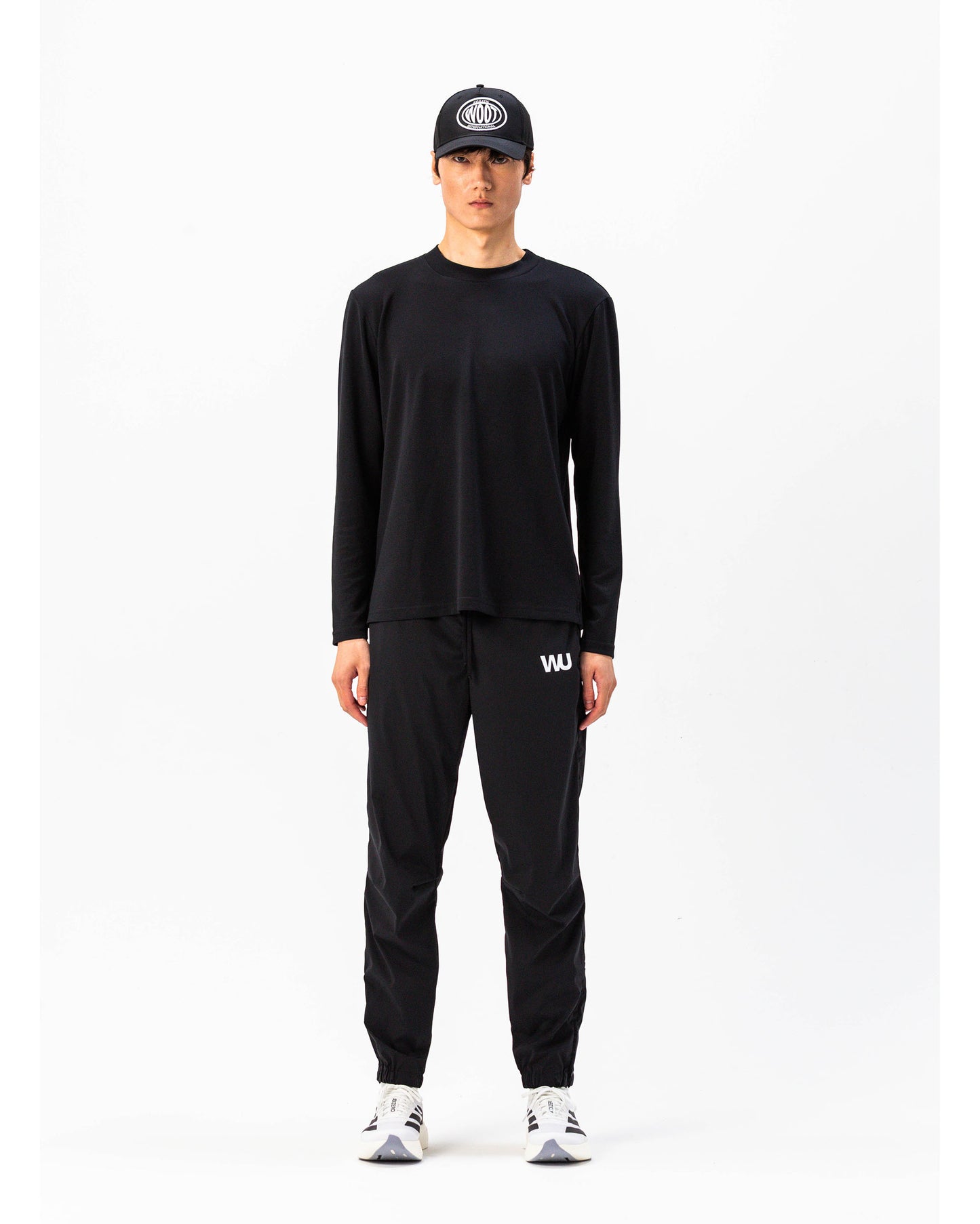 Maglietta Modal maniche lunghe WOOTUNIT vista frontale intera
