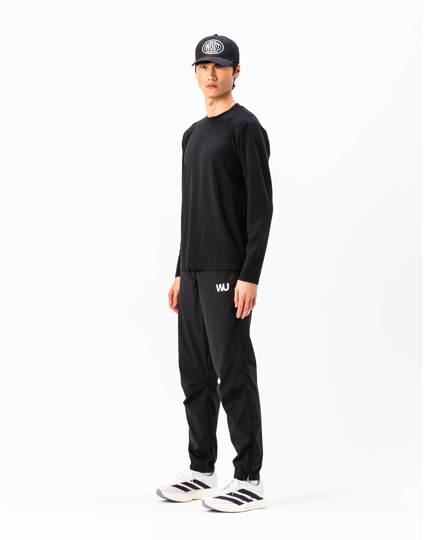 Maglietta Modal maniche lunghe WOOTUNIT vista laterale intera
