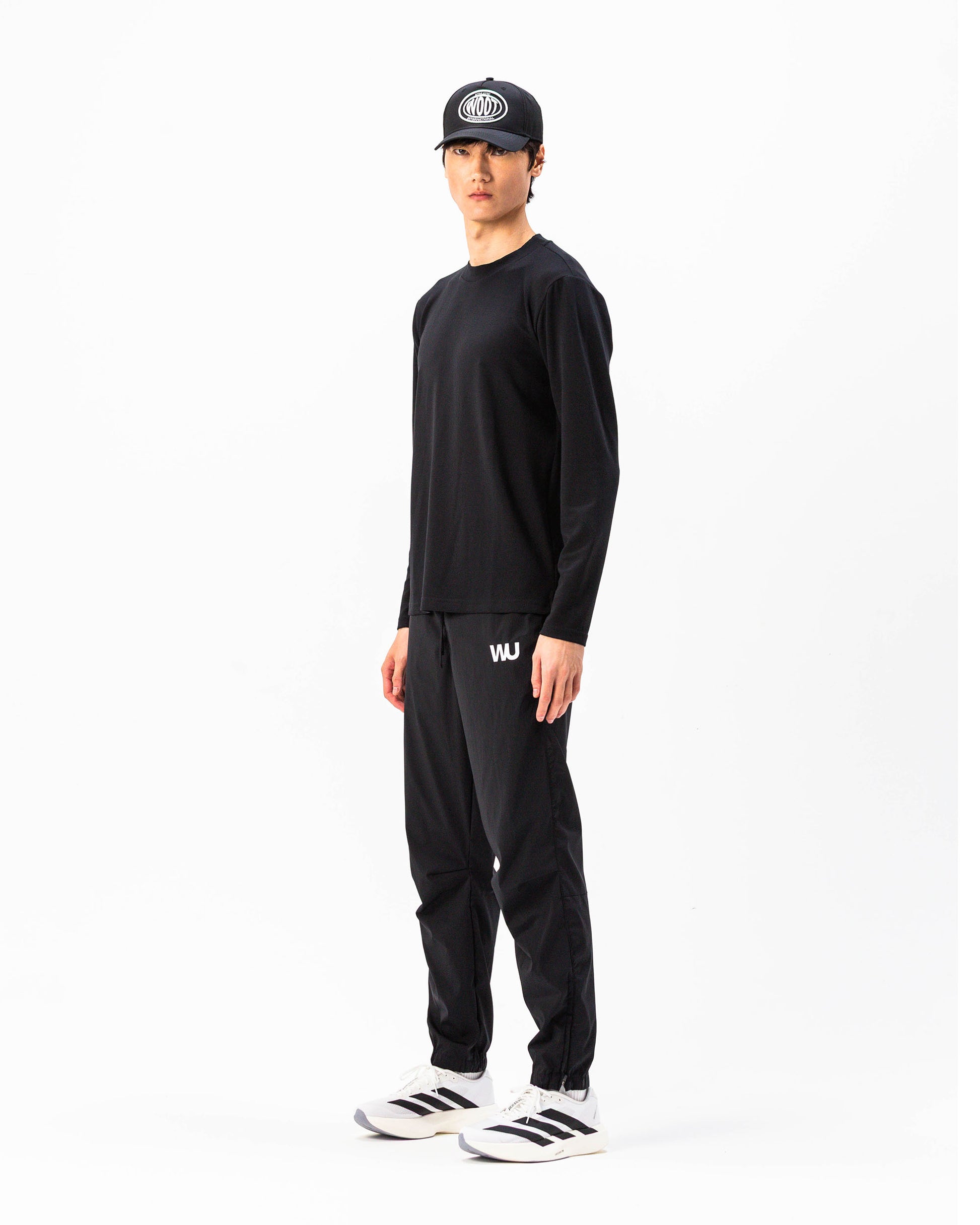 Maglietta Modal maniche lunghe WOOTUNIT vista laterale intera
