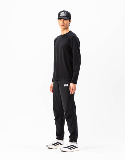 Maglietta Modal maniche lunghe WOOTUNIT vista laterale intera
