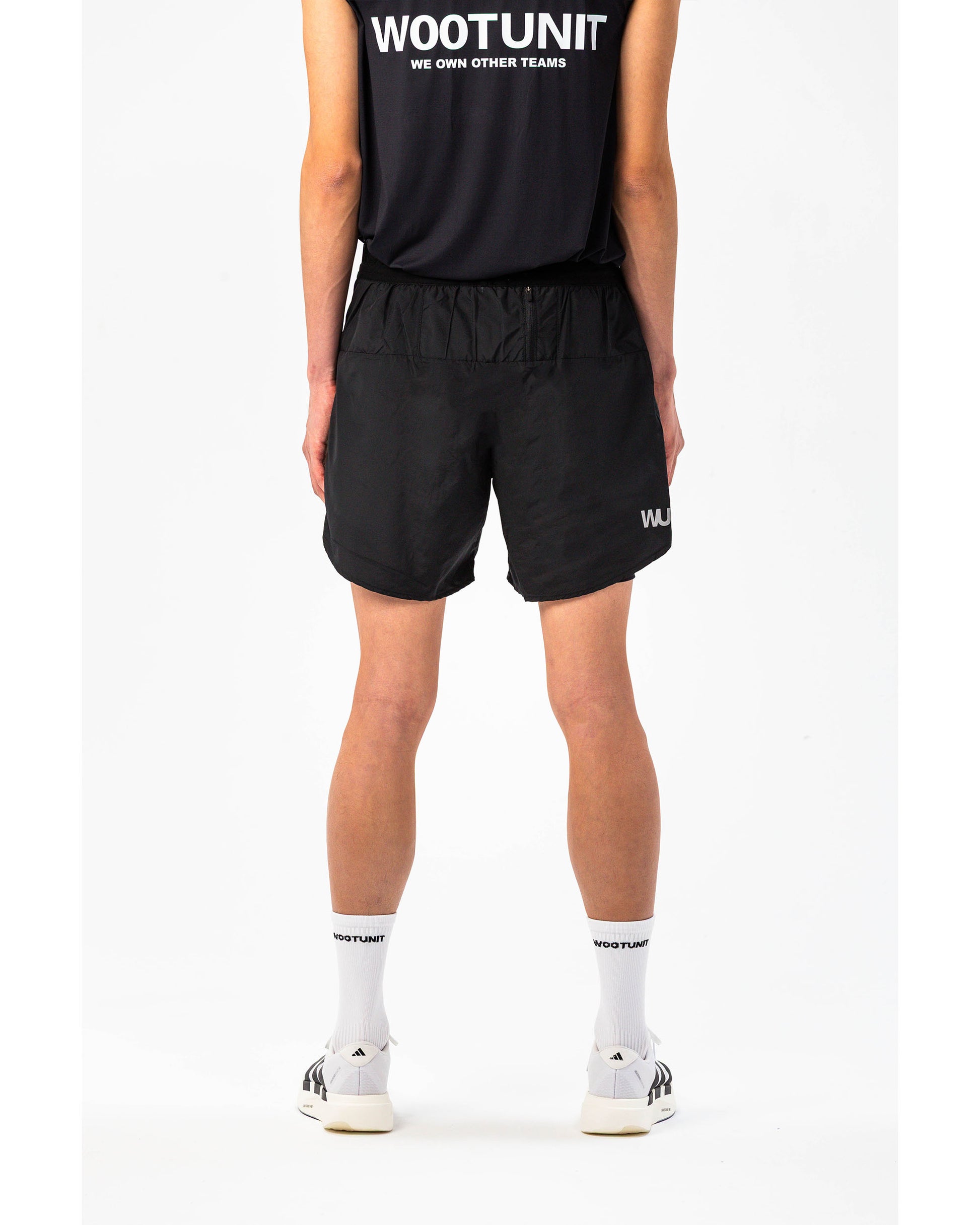 Pantaloncini Performance 2-in-1 WOOTUNIT vista posteriore tre quarti
