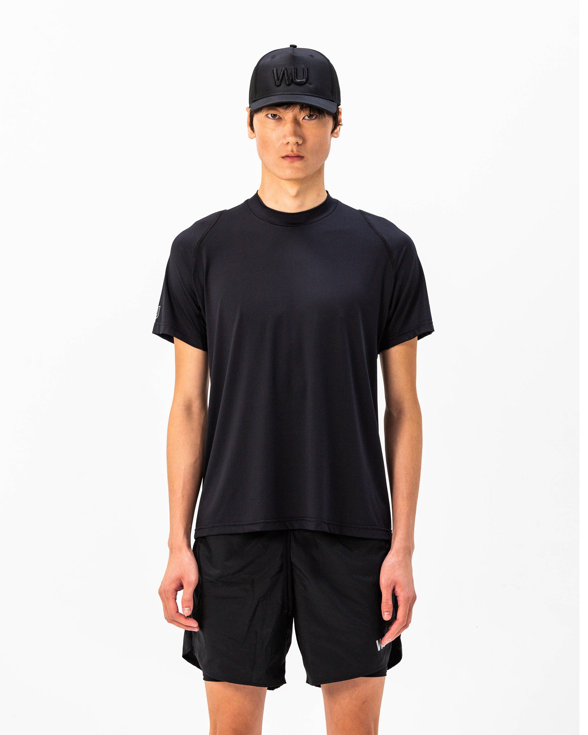 Performance Tee WOOTUNIT manica corta vista frontale tre quarti
