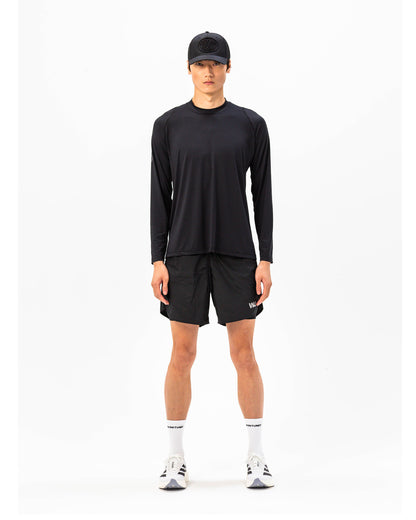 Performance Tee WOOTUNIT maniche lunghe vista frontale intera
