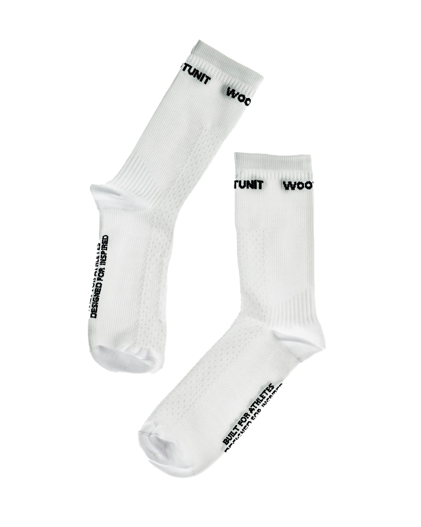 Calzini bianchi sportivi WOOTUNIT – Made in Italy